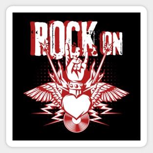 Rock On Sticker